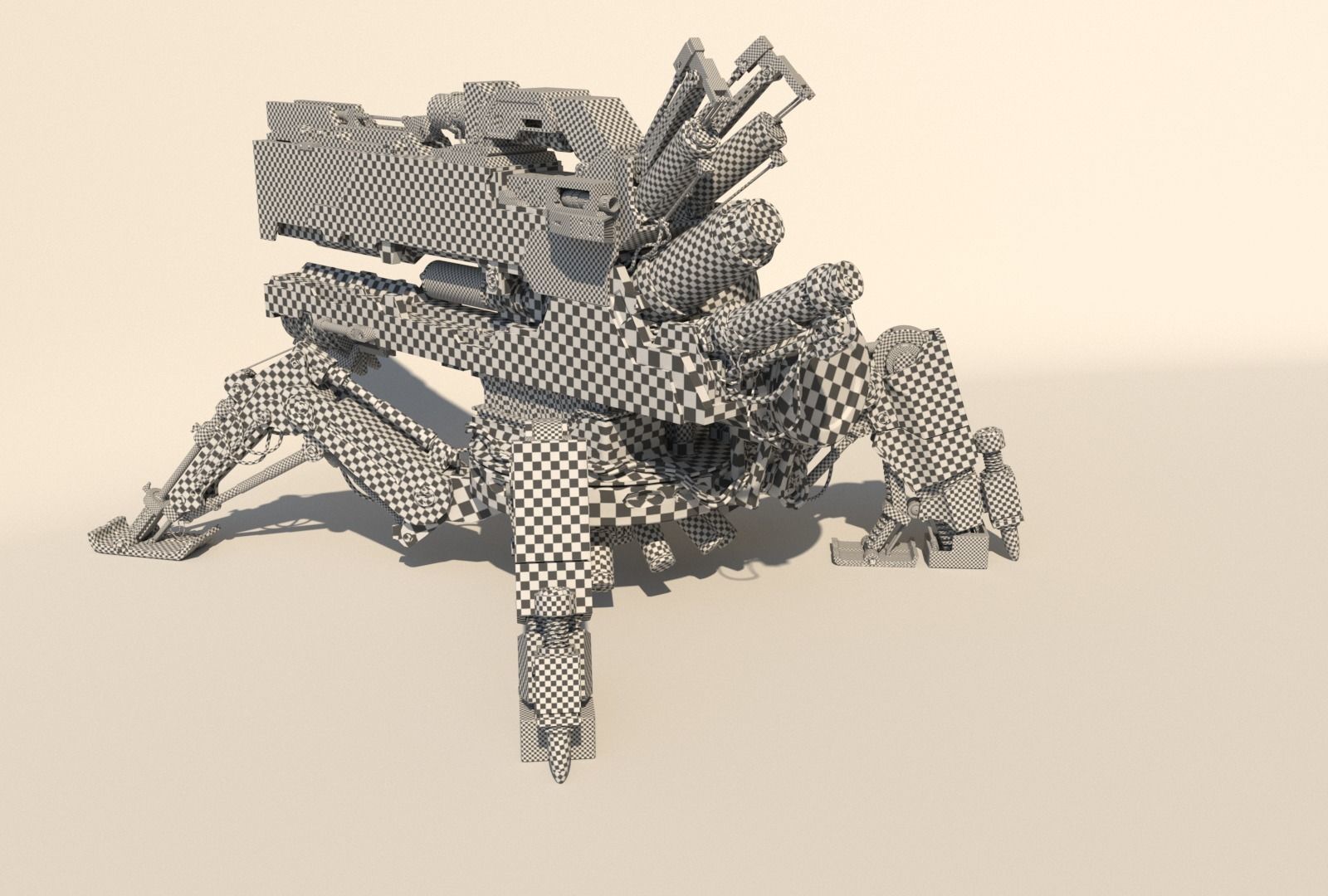 Vixiq sci-fi robot 3D model_15