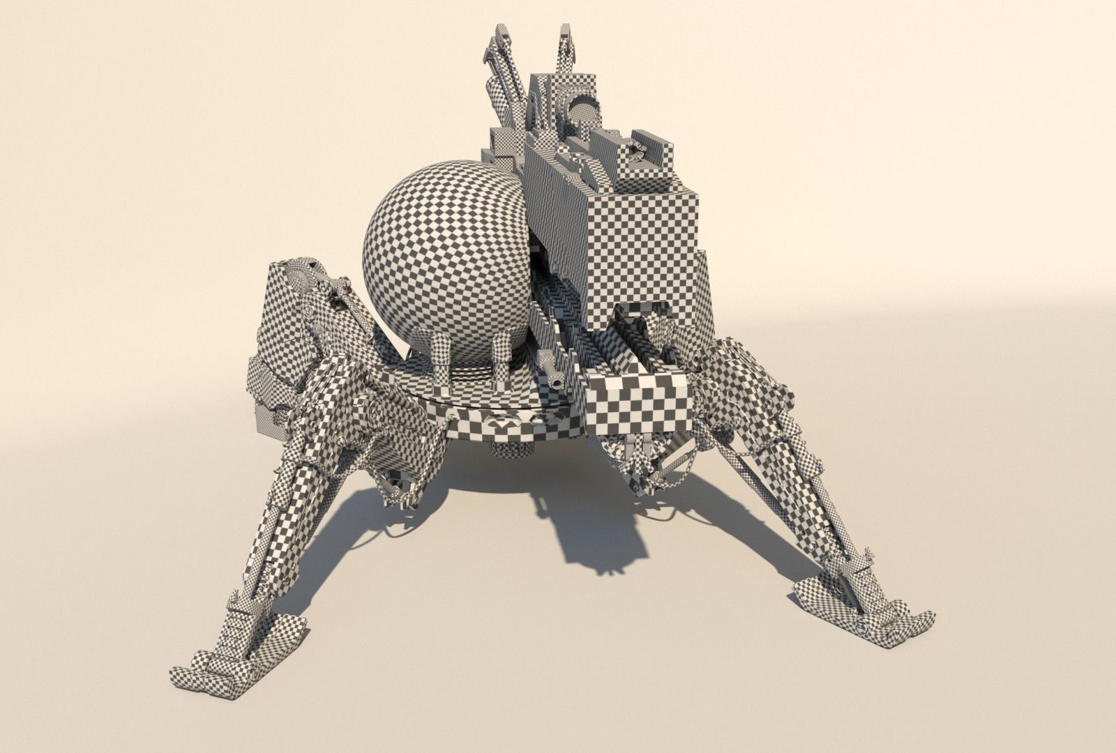 Vixiq sci-fi robot 3D model_12