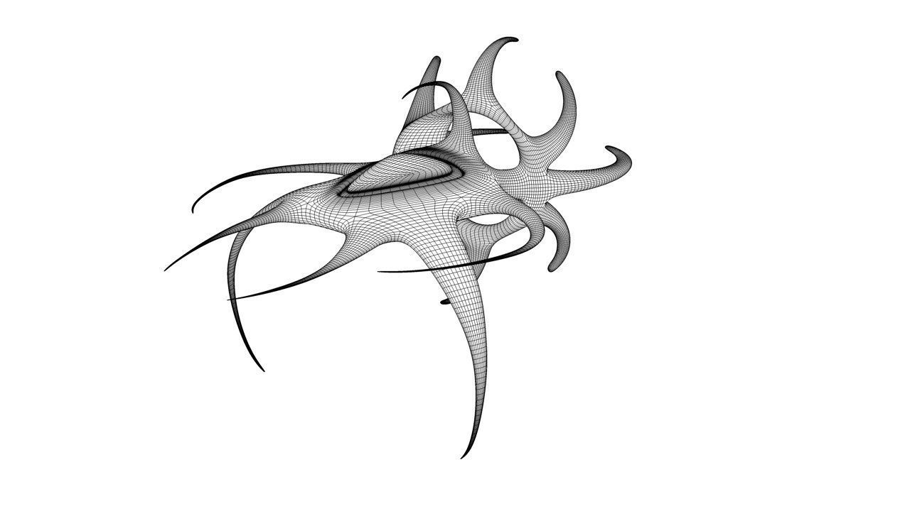 Alien Attack Fighter Free 3D model_3