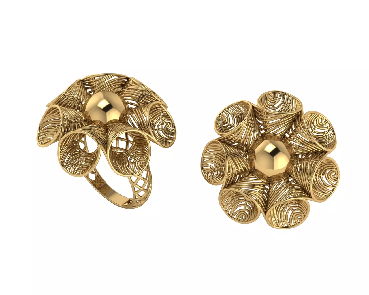 ring gold  3D model_0