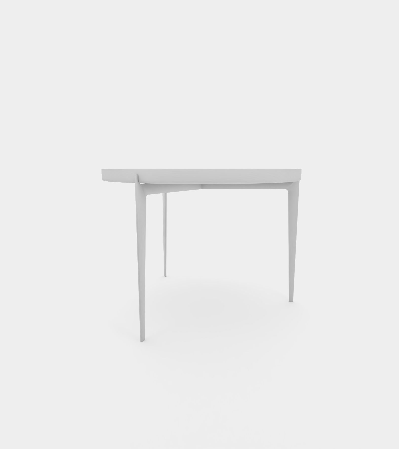 Modern metal coffee table 3D model_1