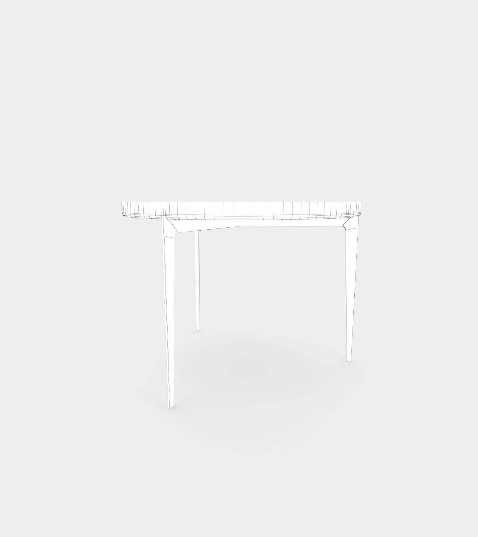 Modern metal coffee table 3D model_2