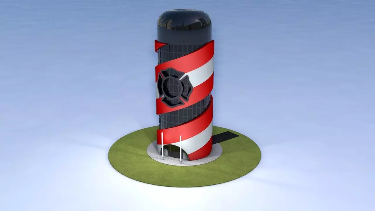 Firefighter Department Free 3D model