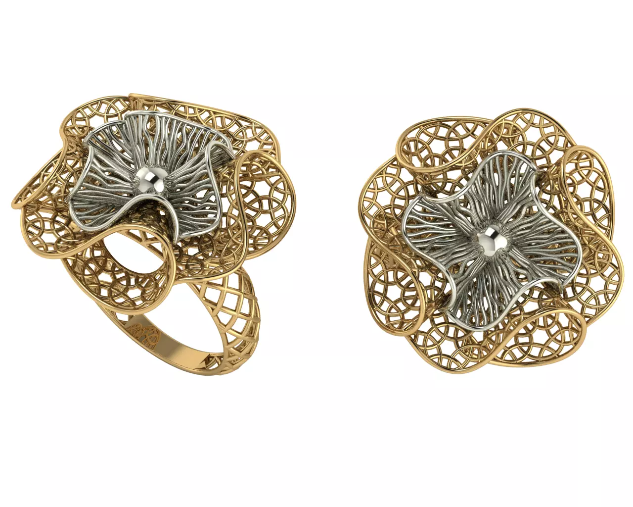 ring gold  3D model_0