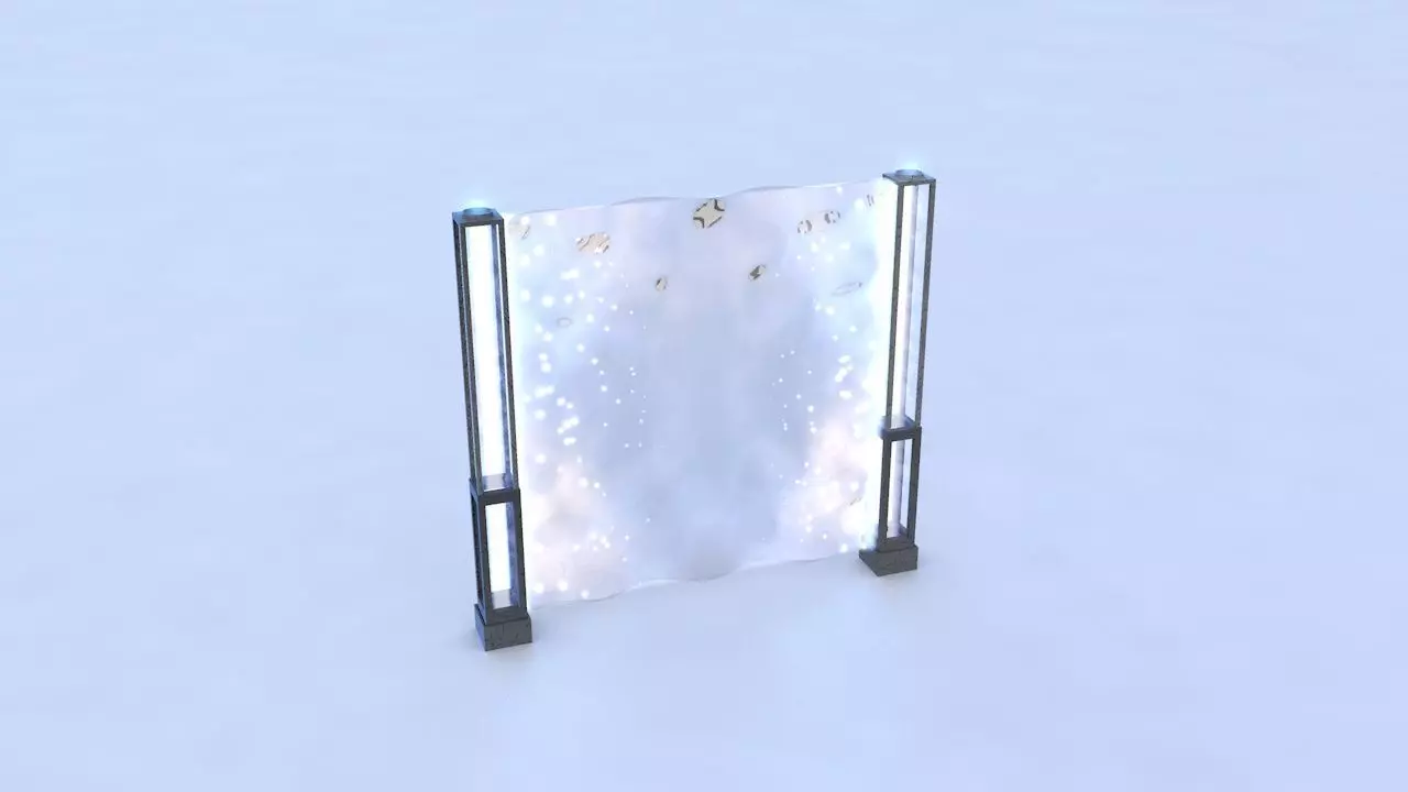 Quantic Bubble Gate 3D model