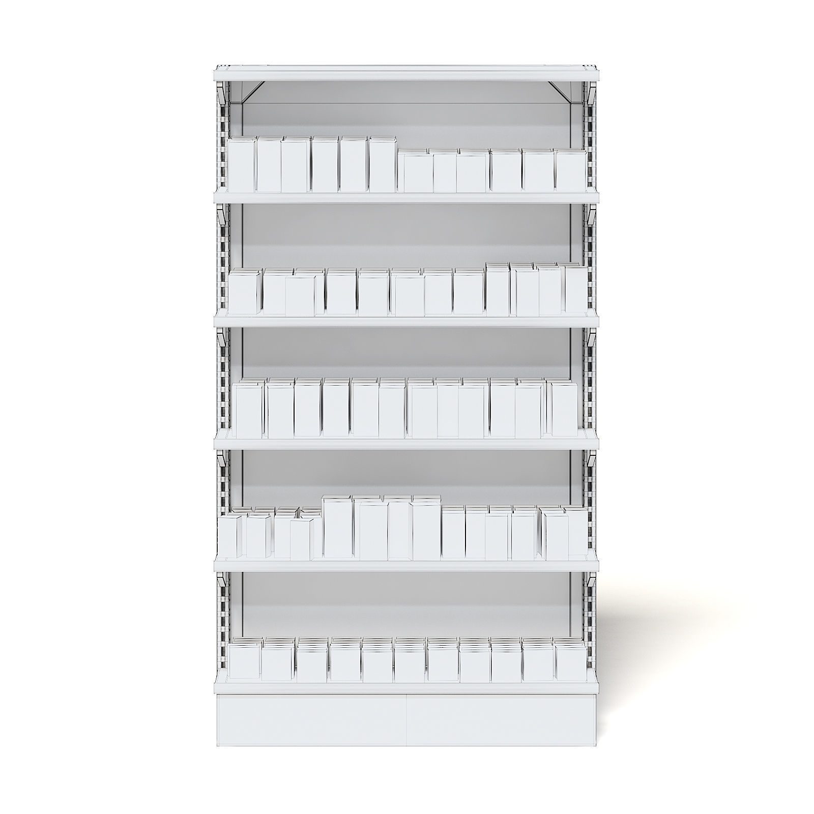 Market Shelf 3D Model - Medicine 3D model_2