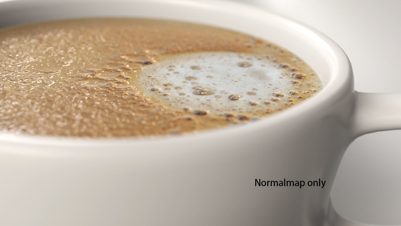 Coffee in cup 3D model_2