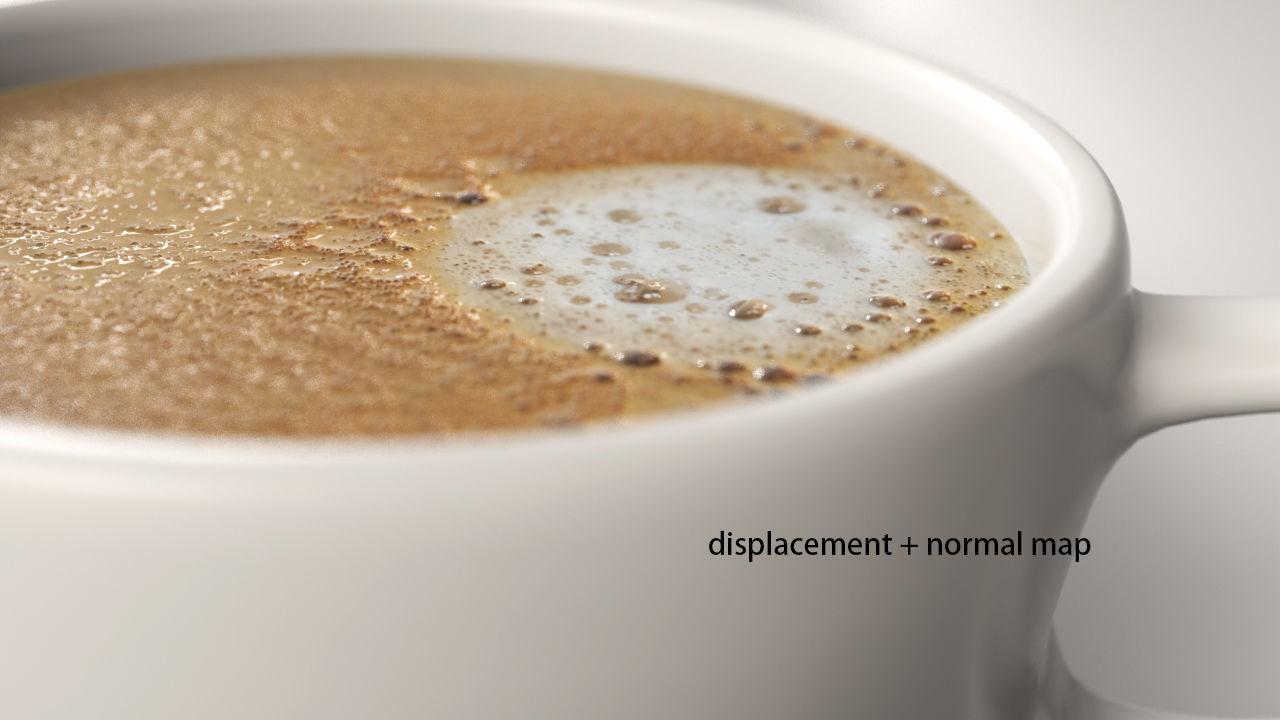 Coffee in cup 3D model_1