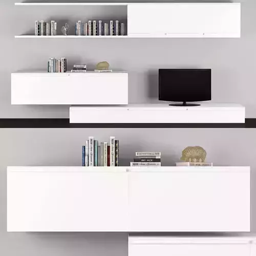 APPOGGIO tv stand with shelves and bookshelves
