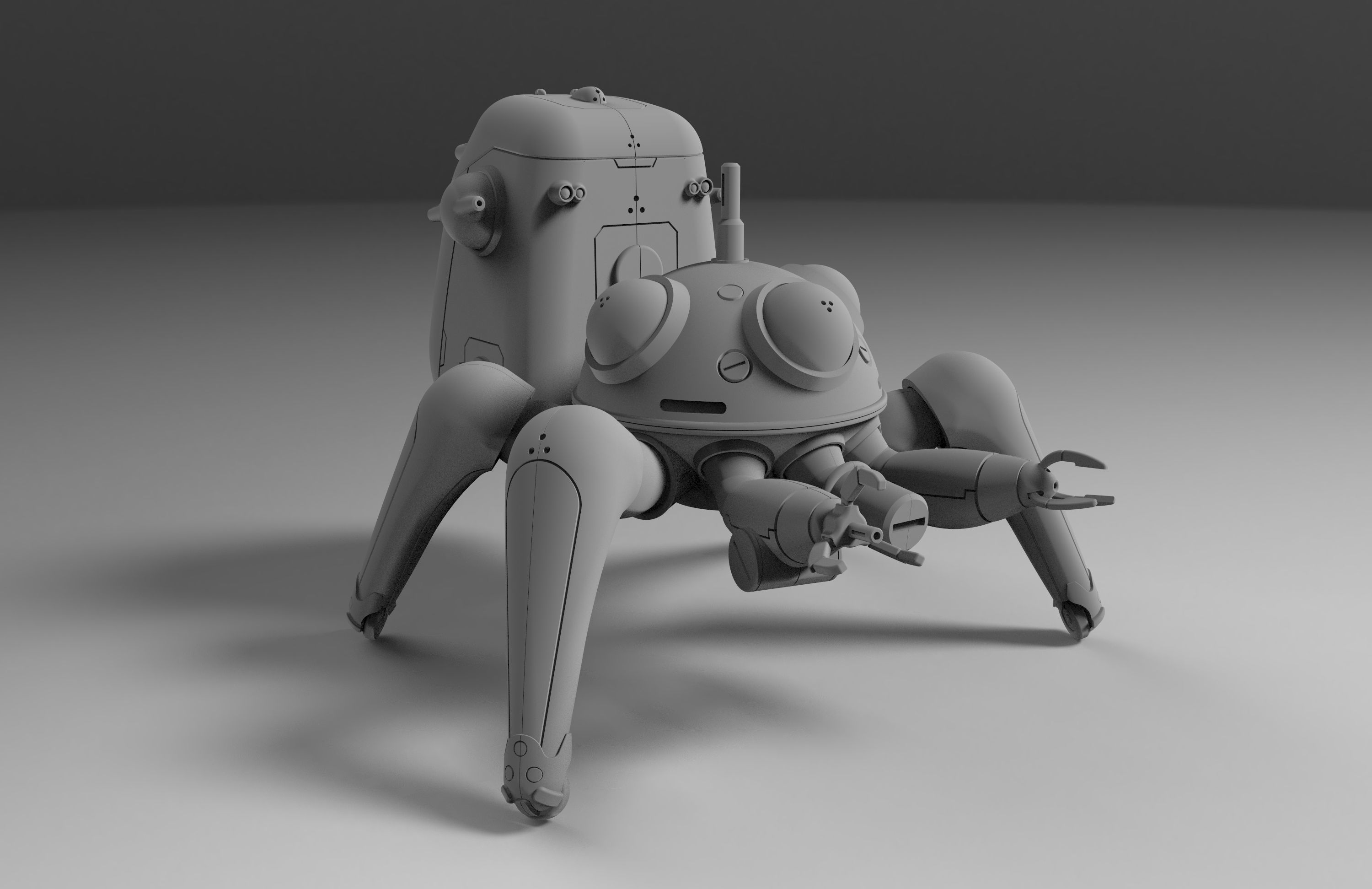 Tachikoma 3D print model_1