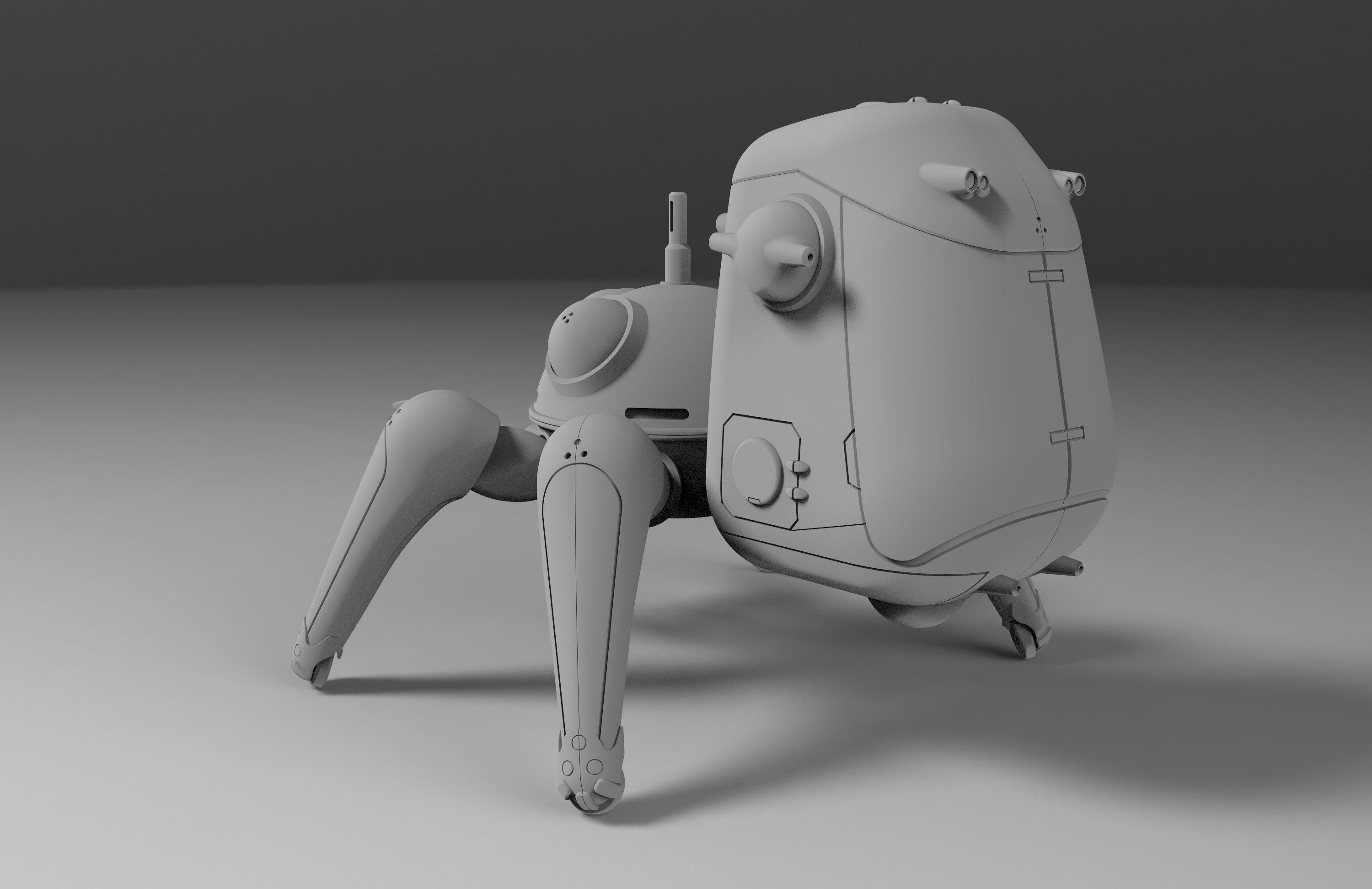 Tachikoma 3D print model_2