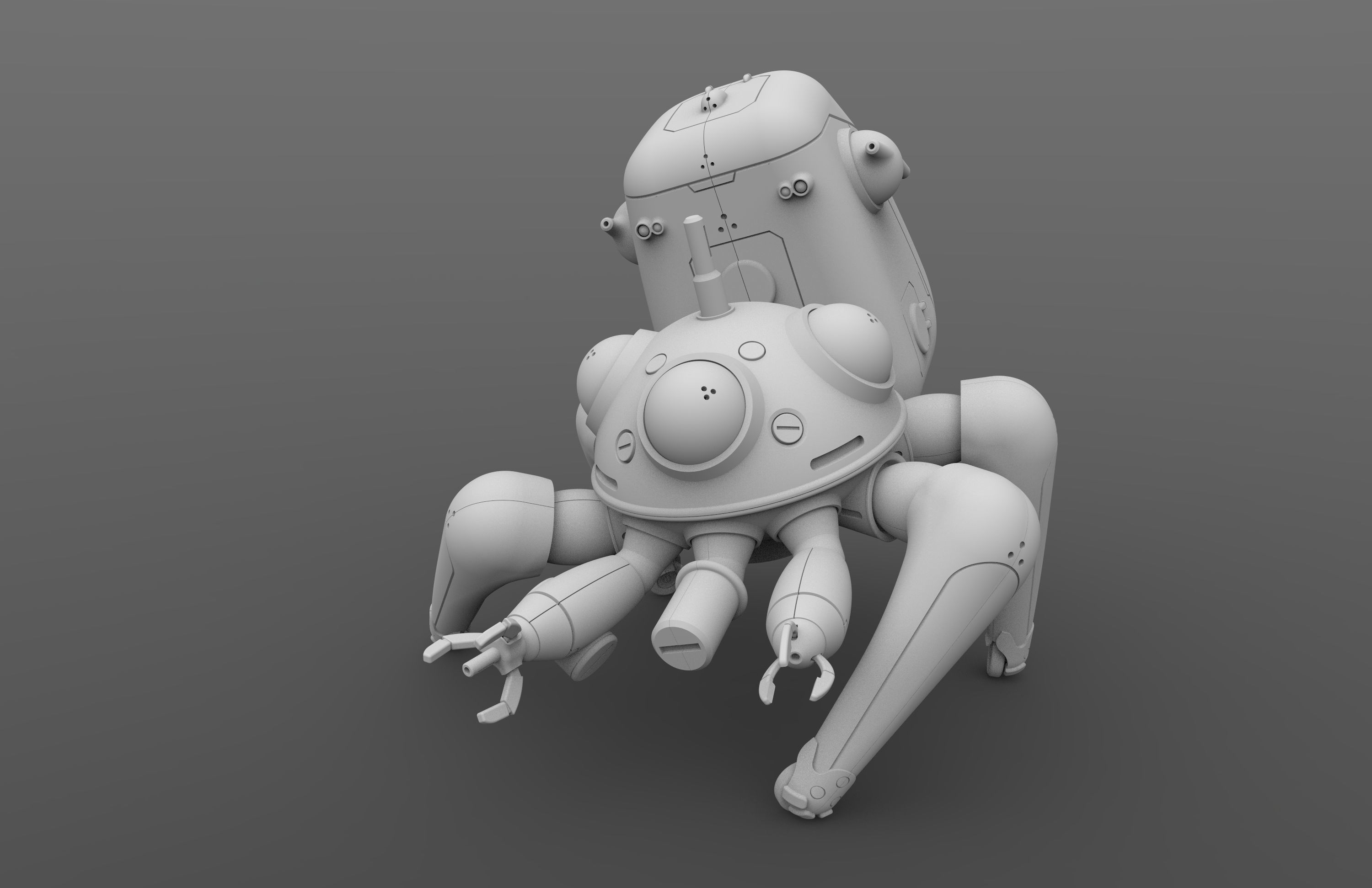 Tachikoma 3D print model_0