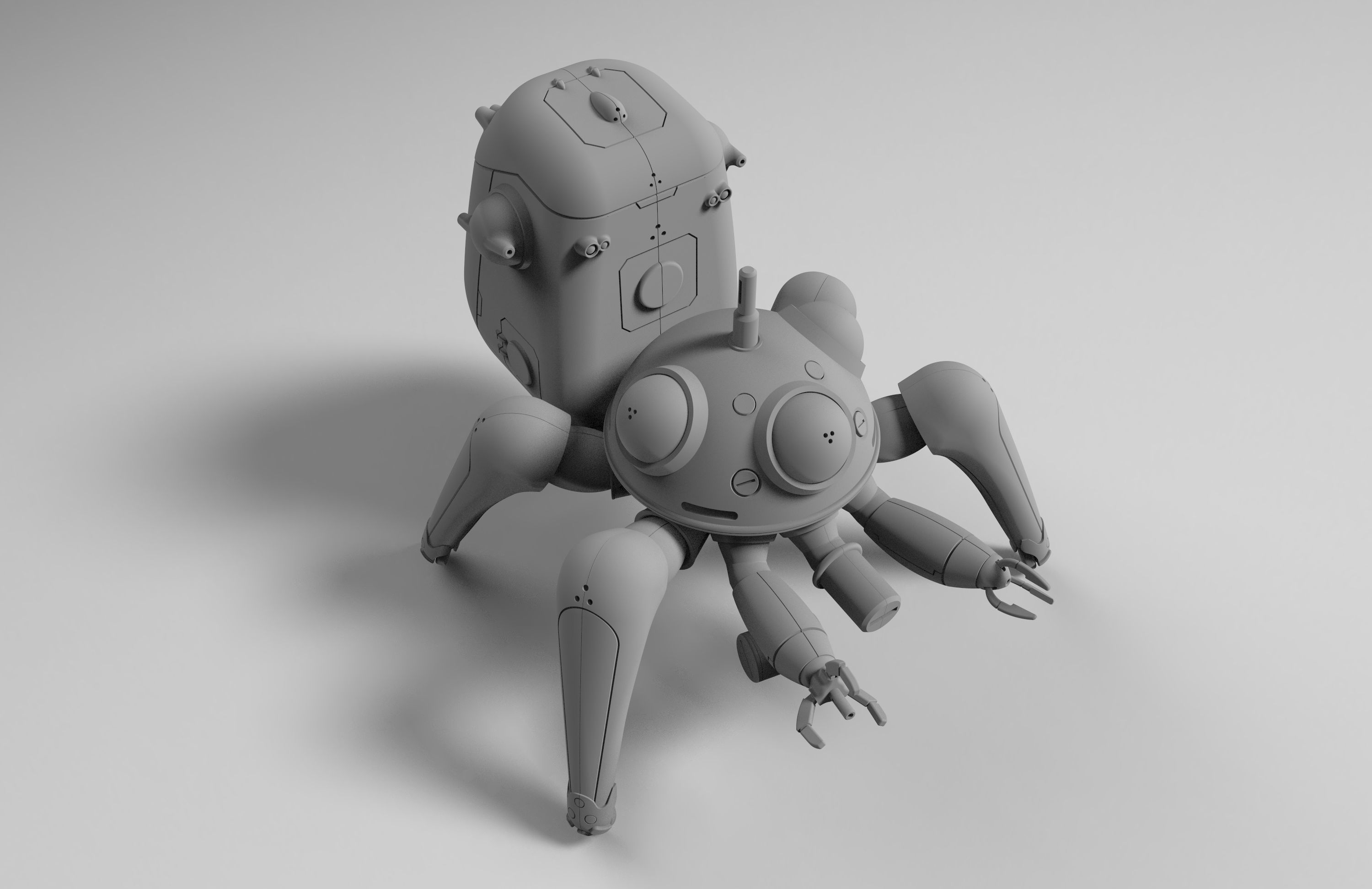 Tachikoma 3D print model_3