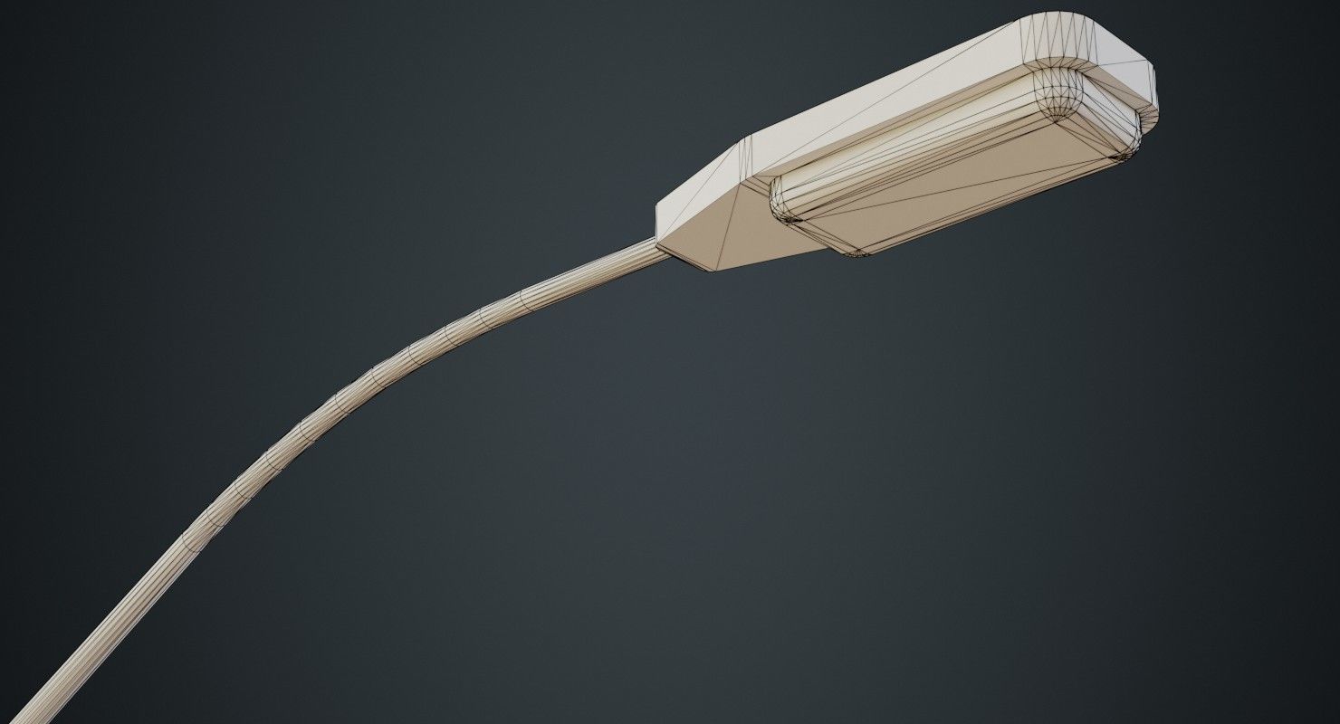 Stop Light 1C Low-poly 3D model_15