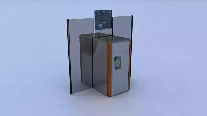 subway gate Free 3D model