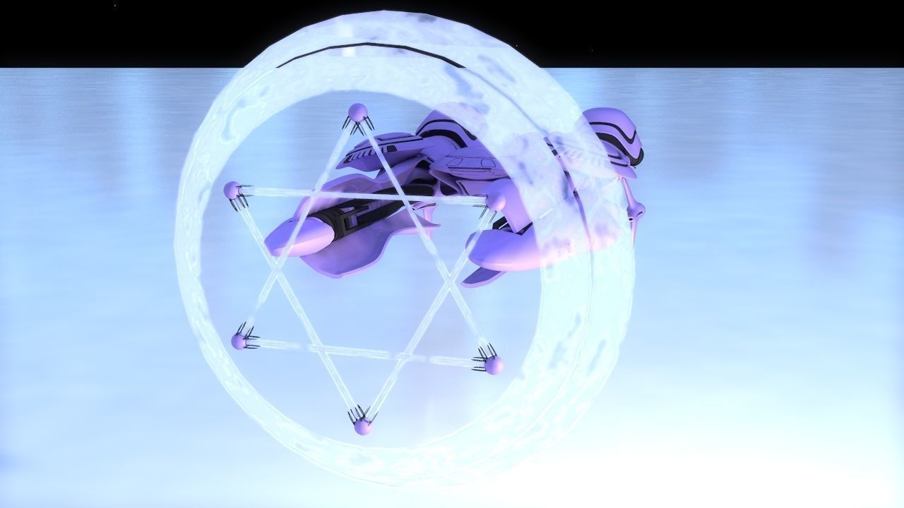 Voilfield spaceship 3D model_13