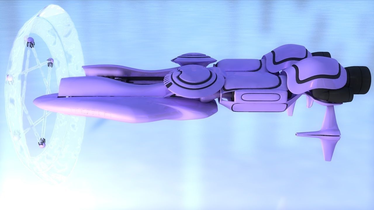 Voilfield spaceship 3D model_14