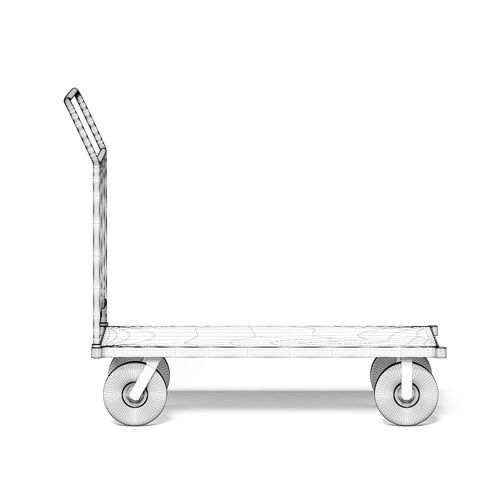 Trolley 3D Model dolly 3D model_2