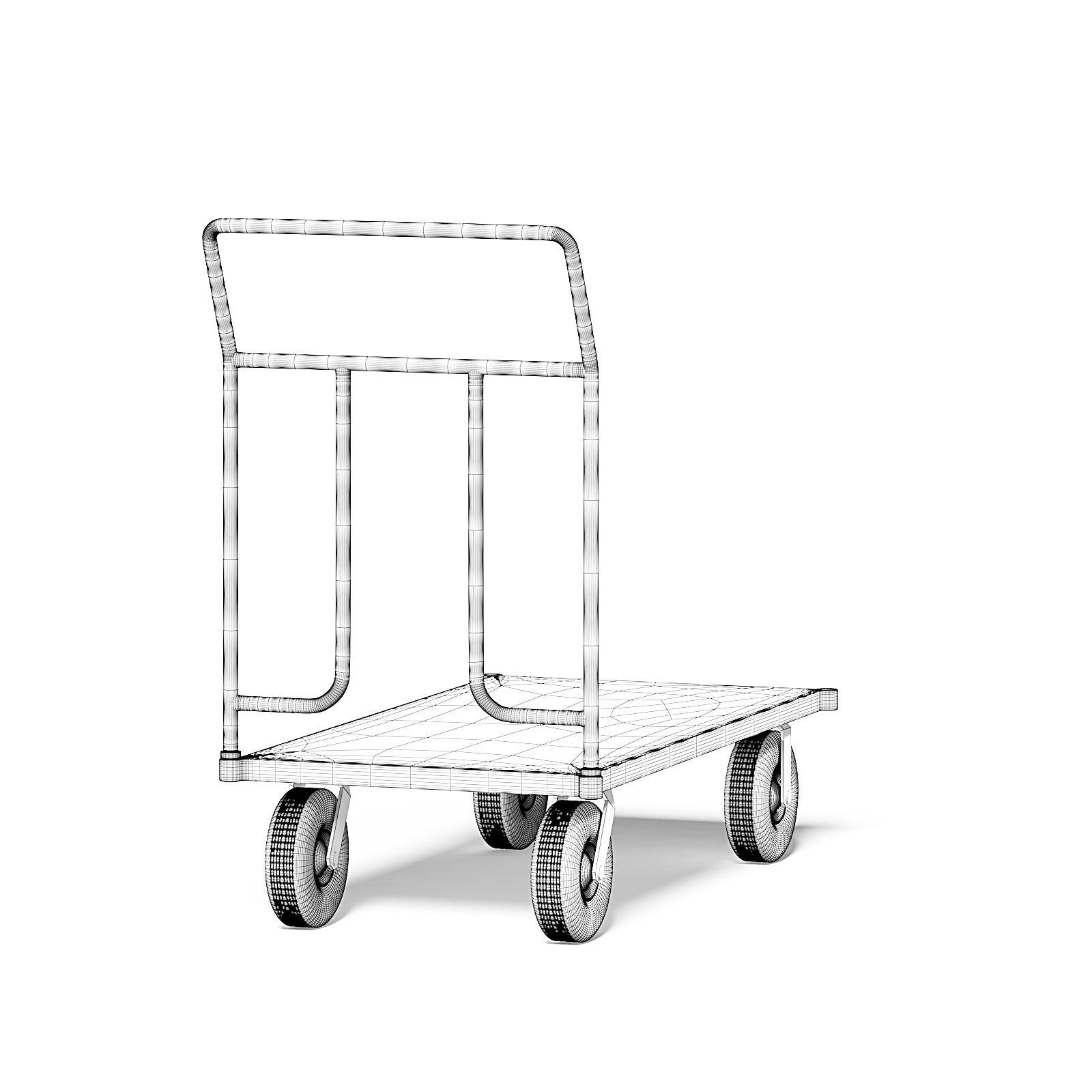 Trolley 3D Model dolly 3D model_6