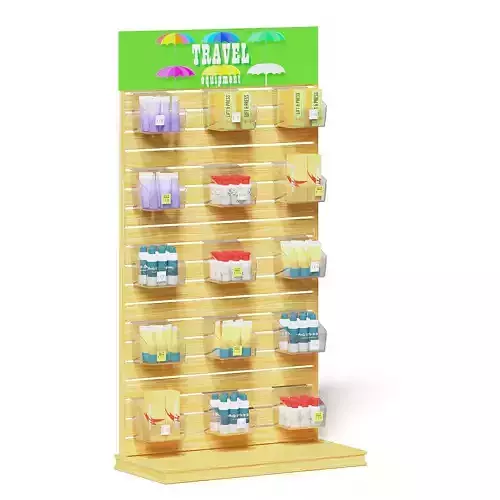 Market Stand 3D Model - Creams 3D model