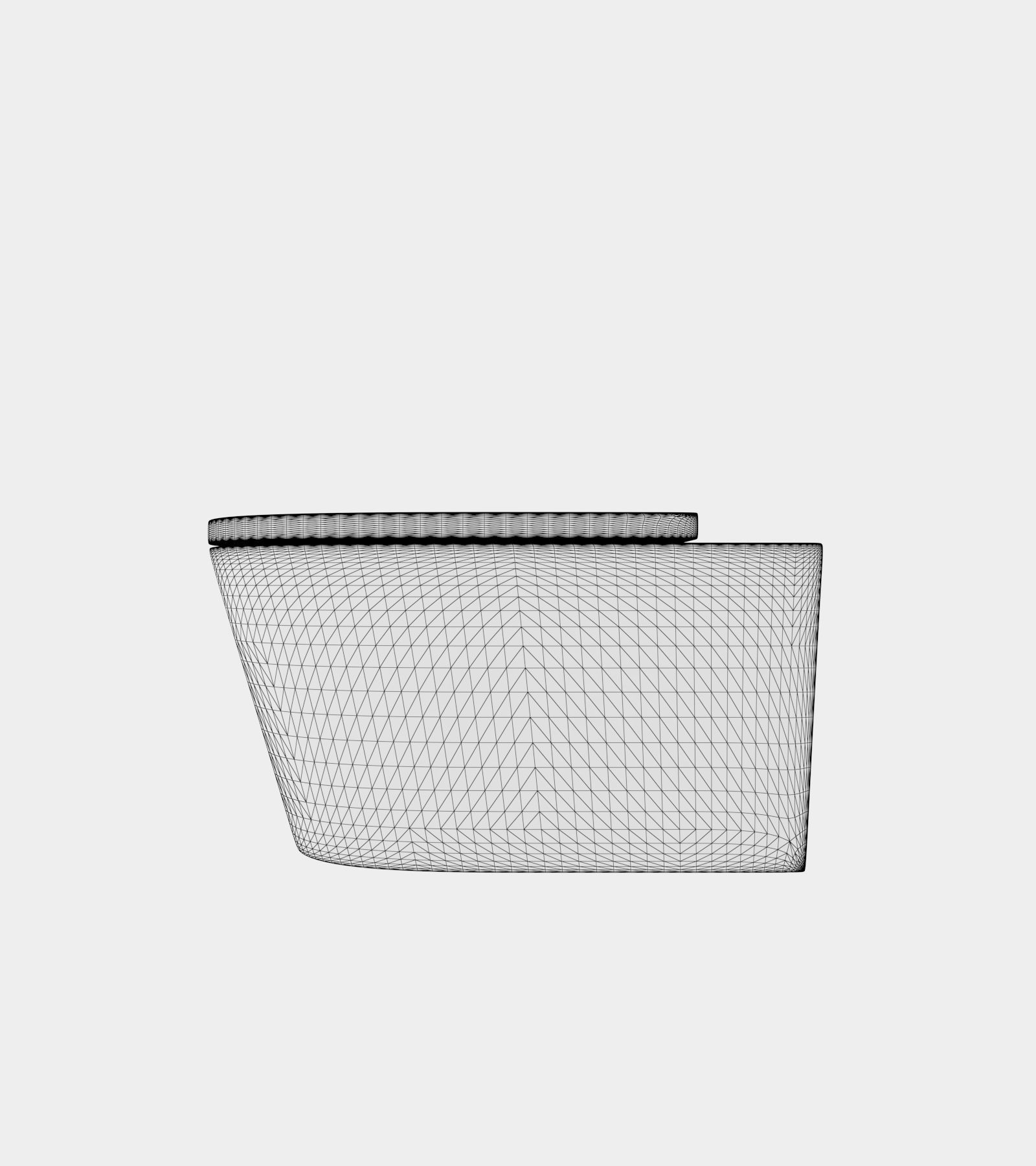 Wall mounted wc pan 3D model_3