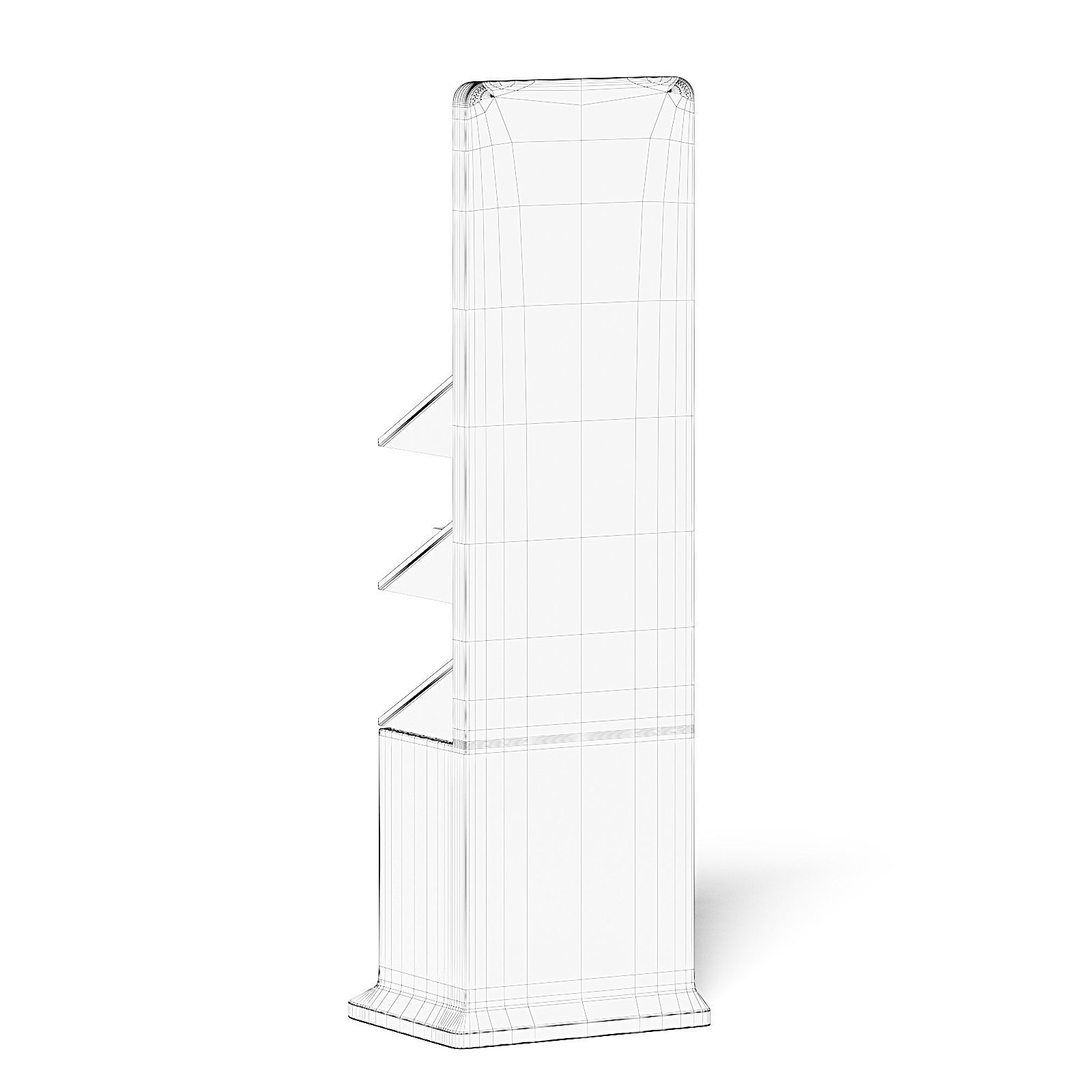 Market Stand 3D Model - Cosmetics 3D model_4