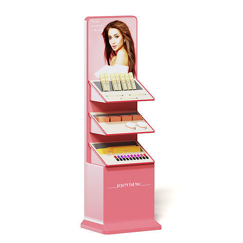 Market Stand 3D Model - Cosmetics 3D model