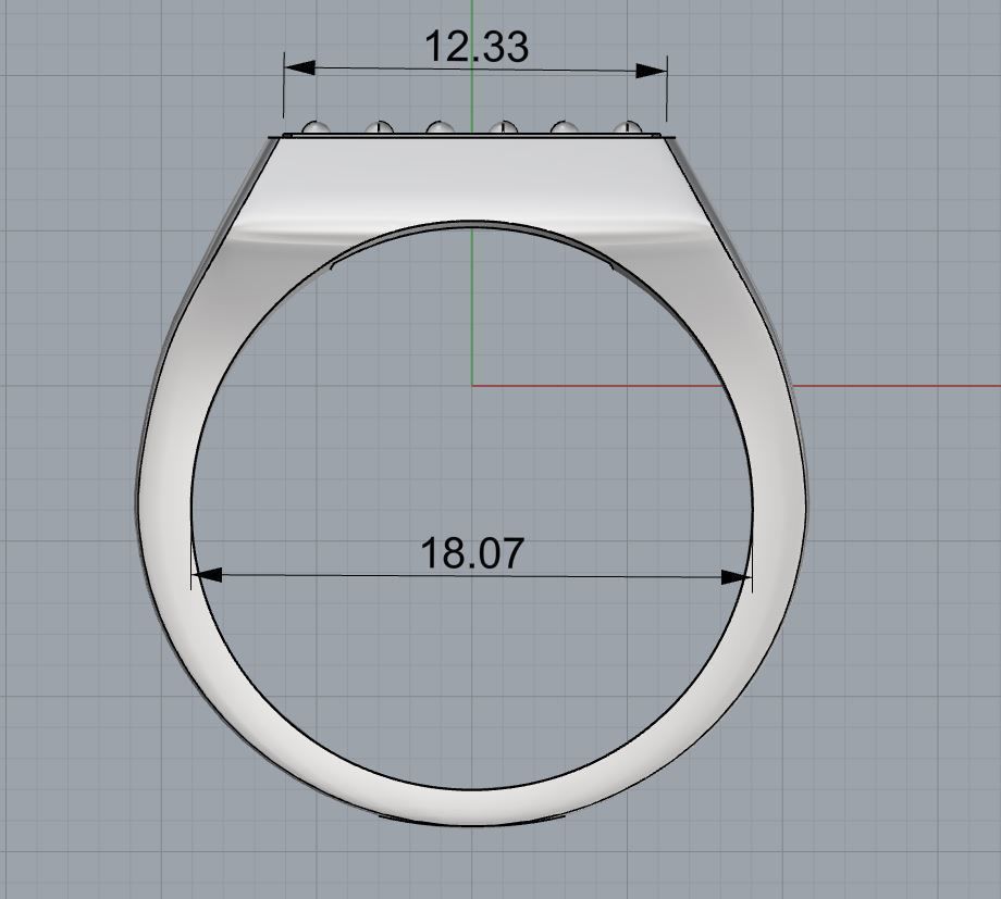 MEN RING WITH DIAMONDS 3D print model_1