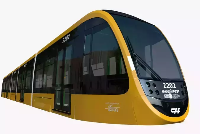 Budapest tram 3D model
