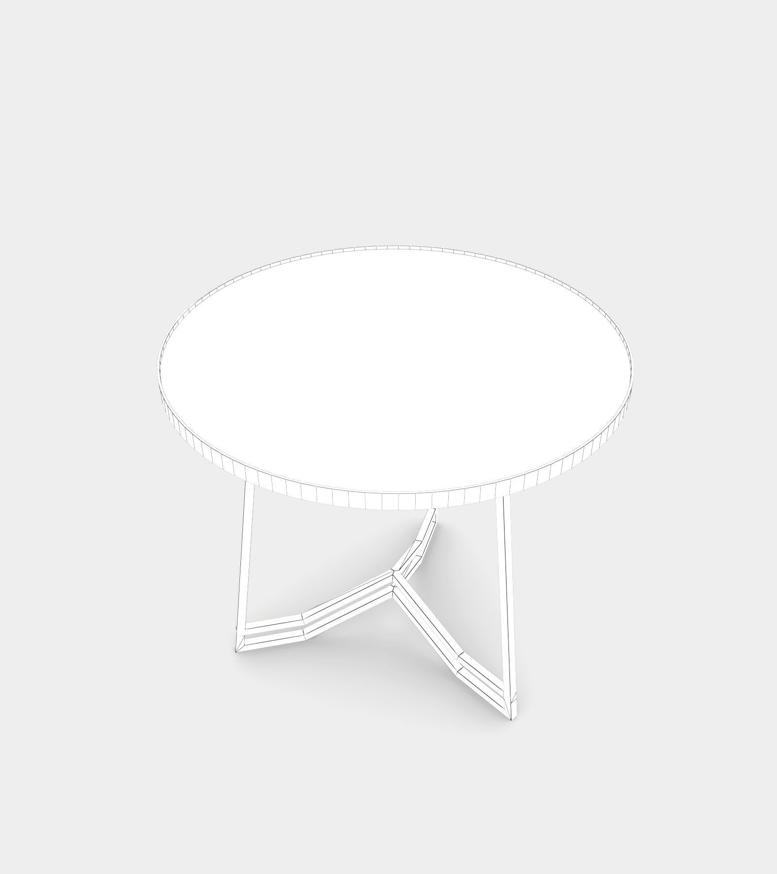 Bronze side table 3D model_2