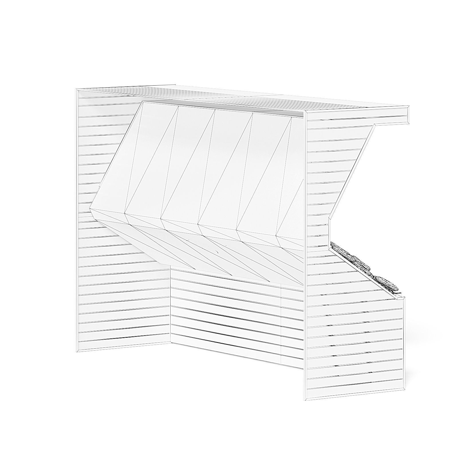 Market Shelf 3D Model - Vegetables 3D model_6