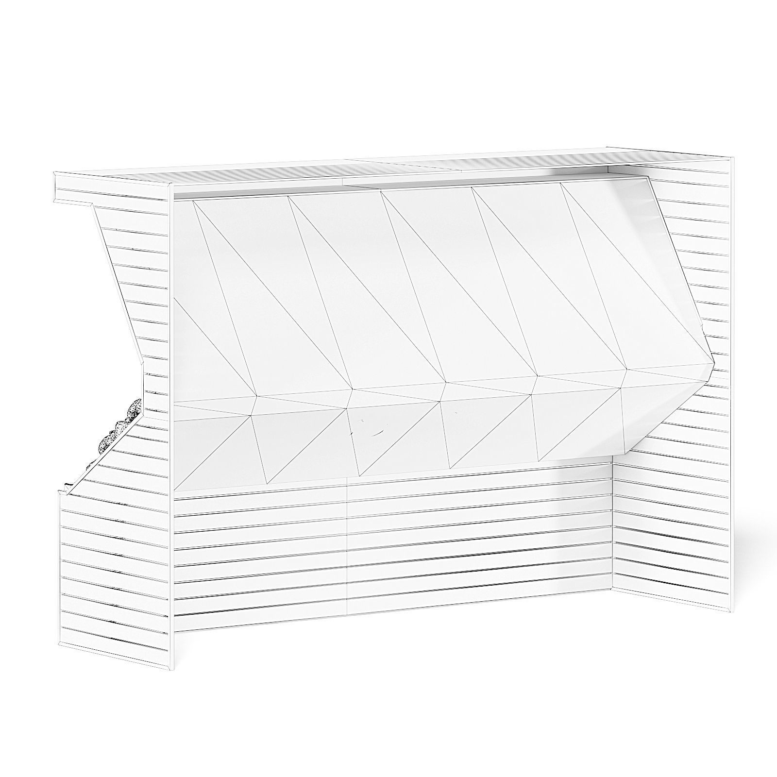 Market Shelf 3D Model - Vegetables 3D model_4