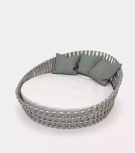 Daybed outdoor furniture 3D model