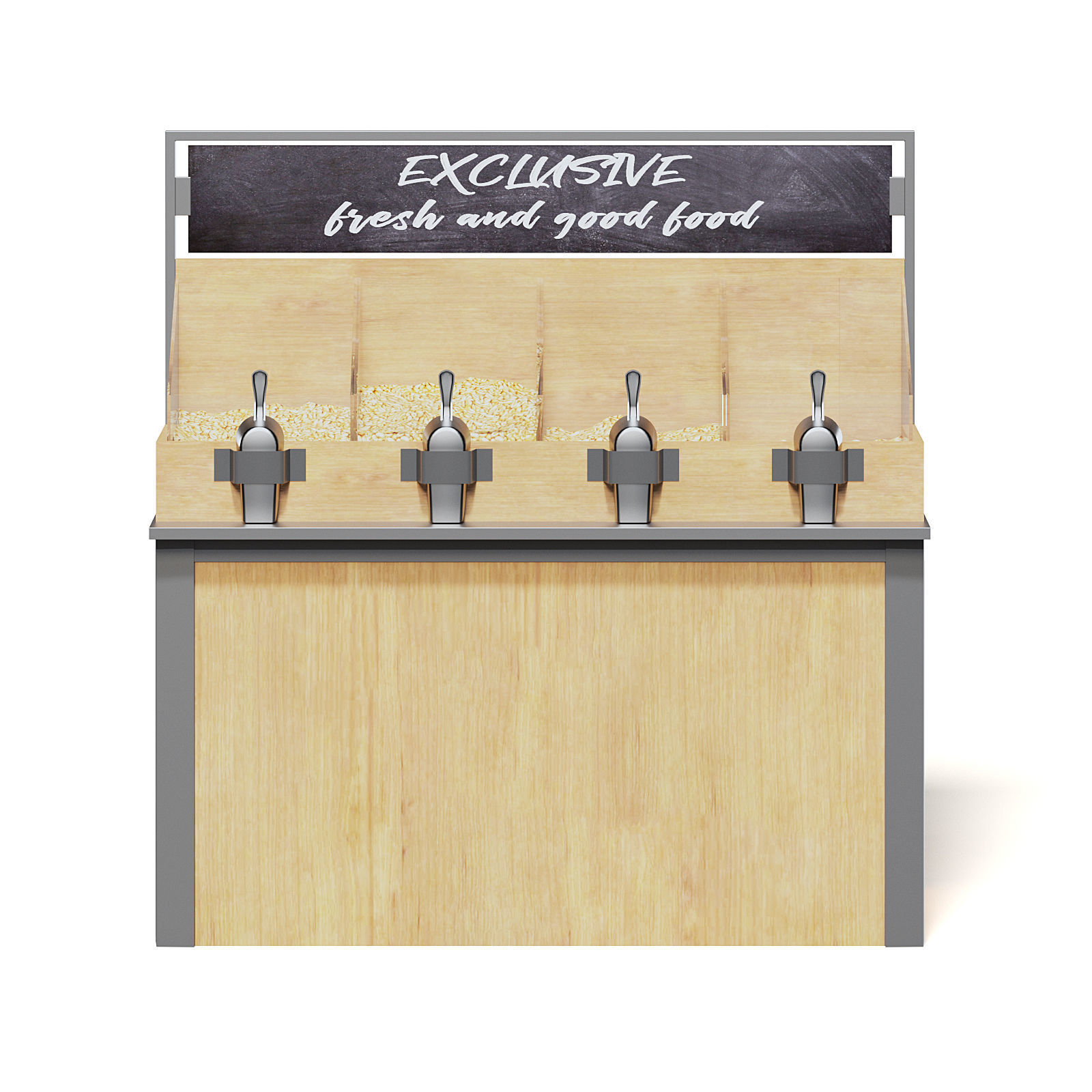 Market Shelf 3D Model - Nuts 3D model_3