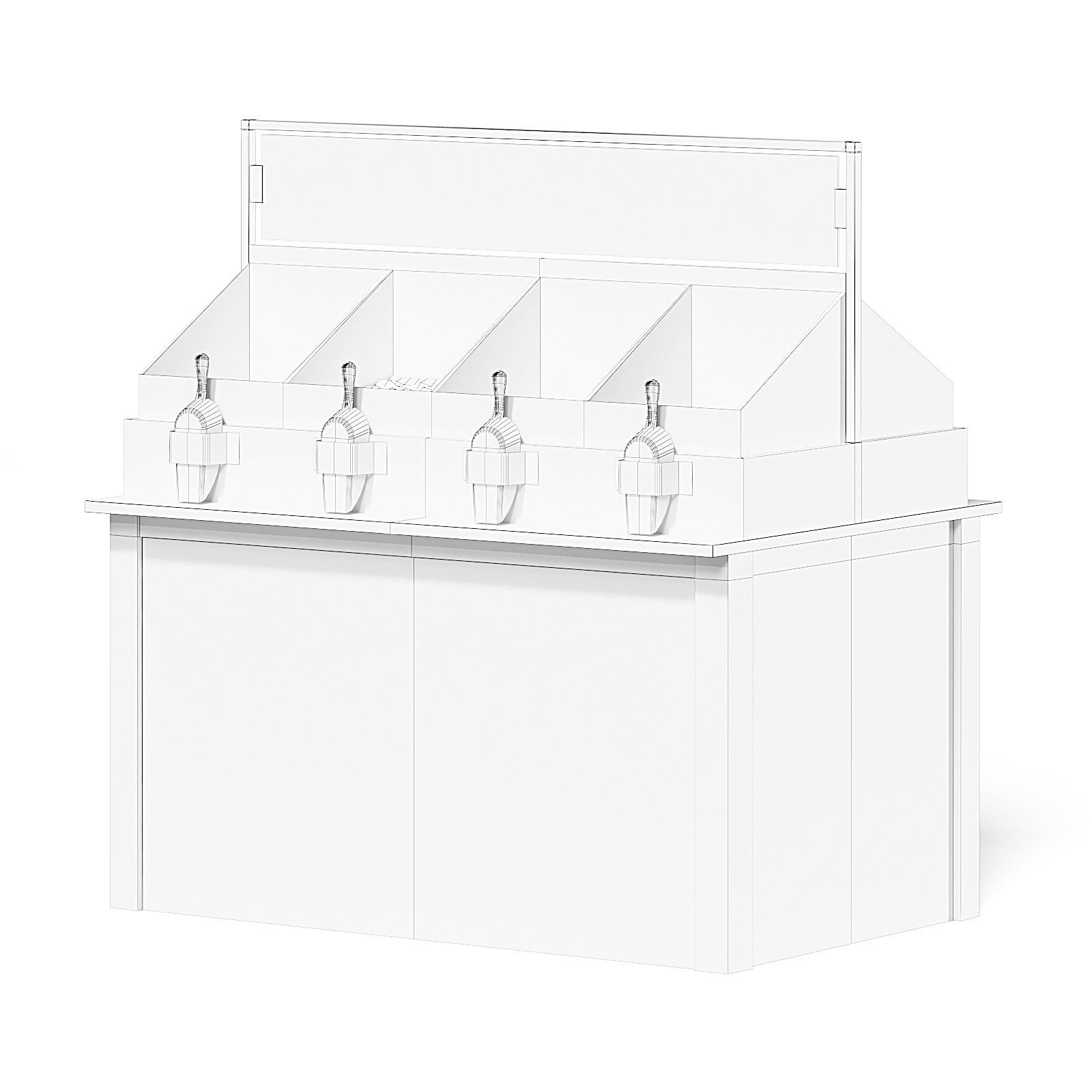 Market Shelf 3D Model - Nuts 3D model_4