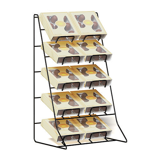 Market Rack 3D Model - Chocolates 3D model