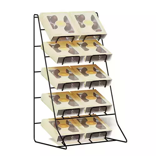 Market Rack 3D Model - Chocolates 3D model