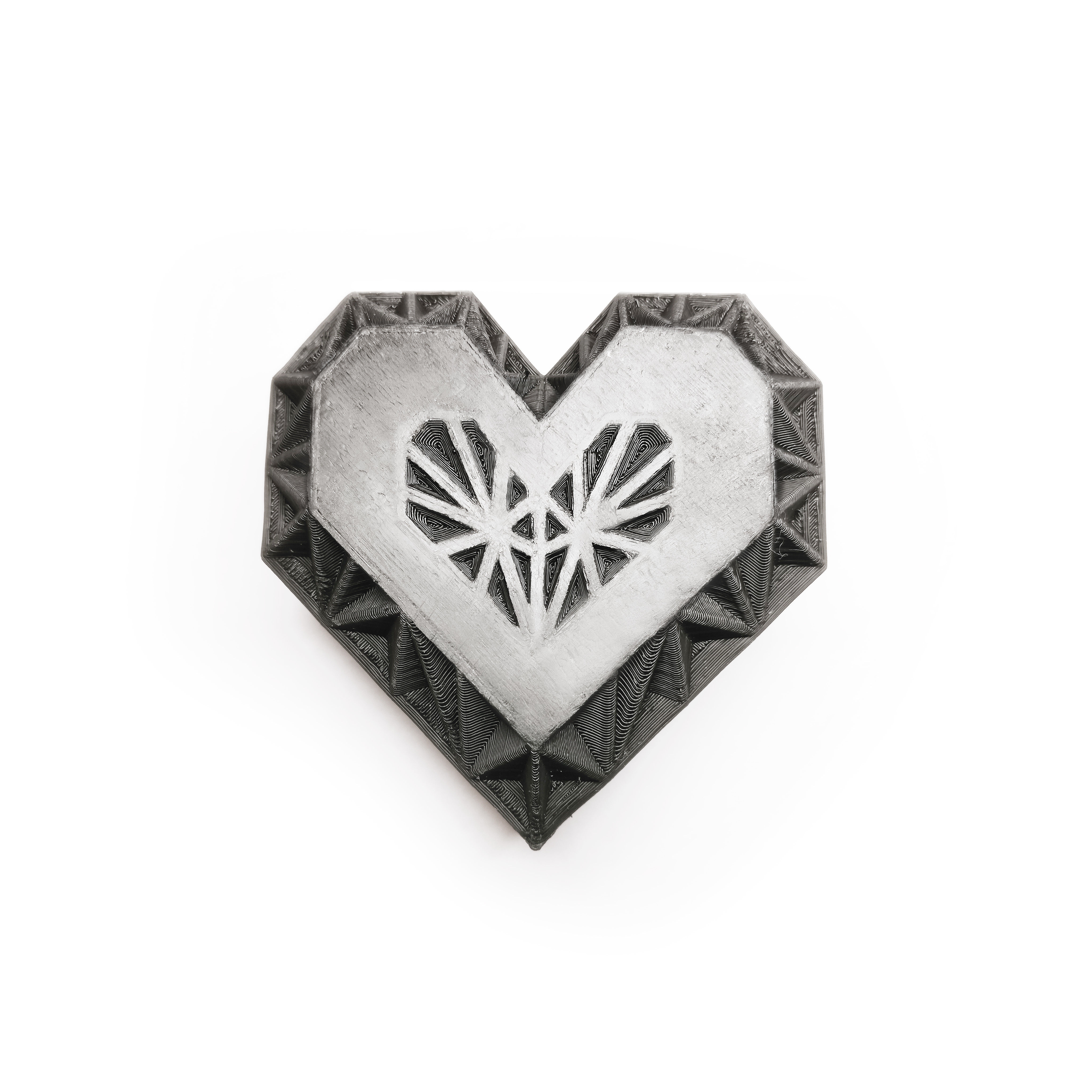 Heart Jewelry Box  3D print model_2