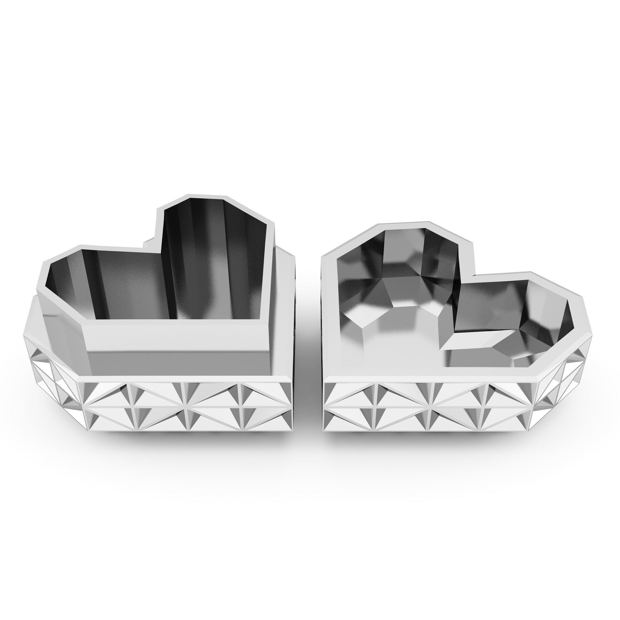 Heart Jewelry Box  3D print model_6