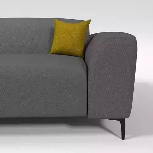 Modern 3 seater grey couch