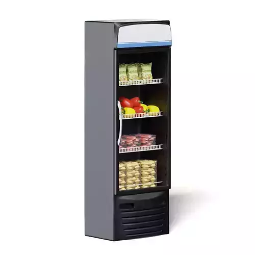 Market Fridge 3D Model