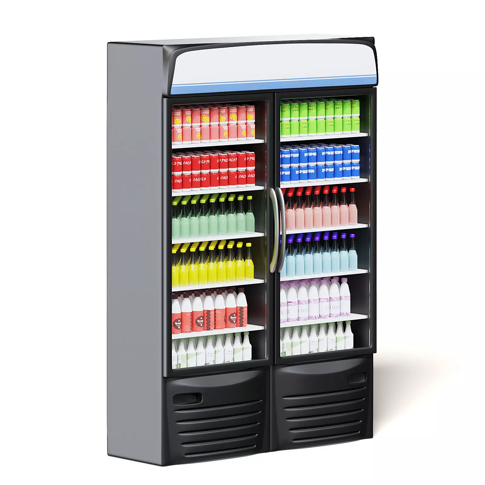 Market Fridge 3D Model 3D model_0