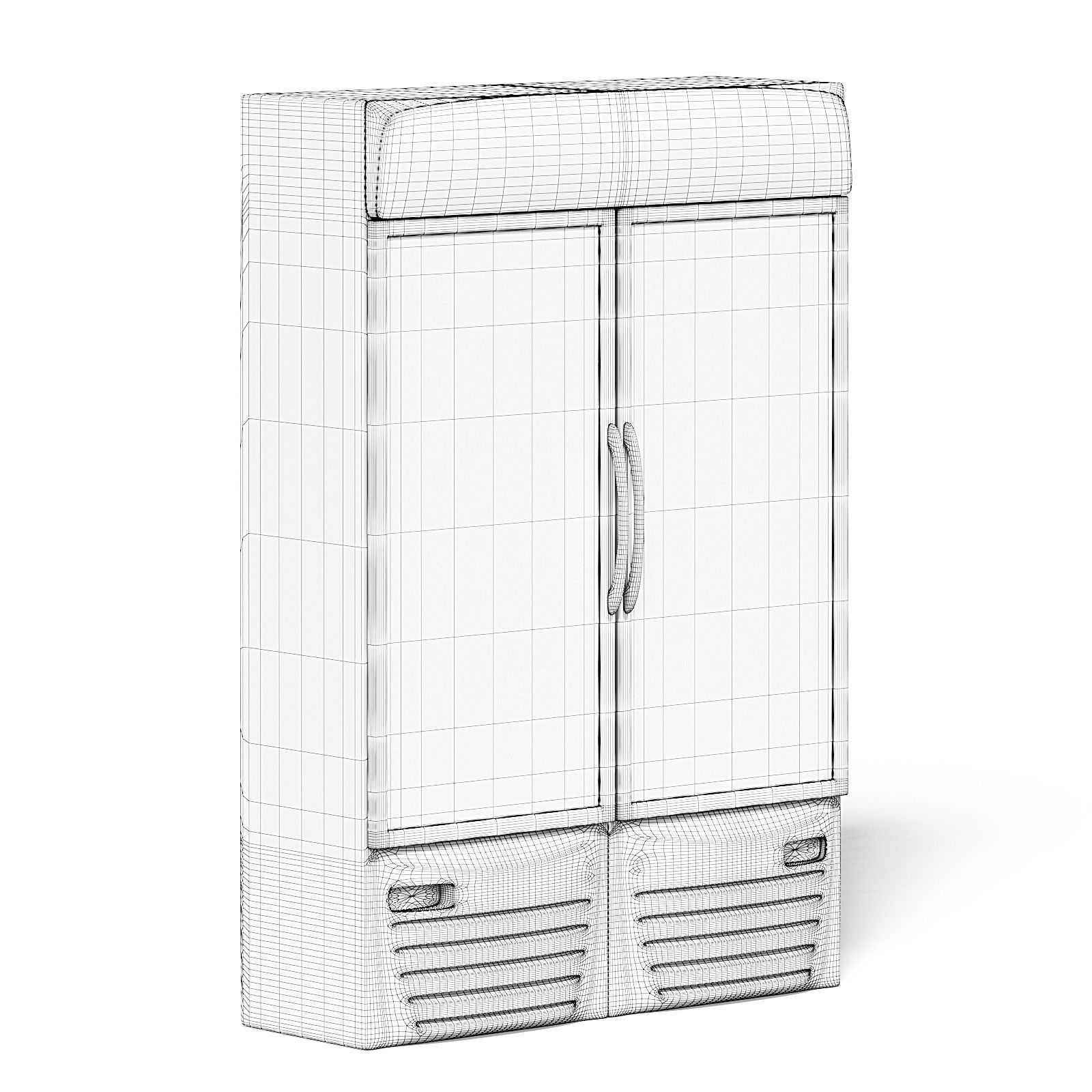 Market Fridge 3D Model 3D model_1