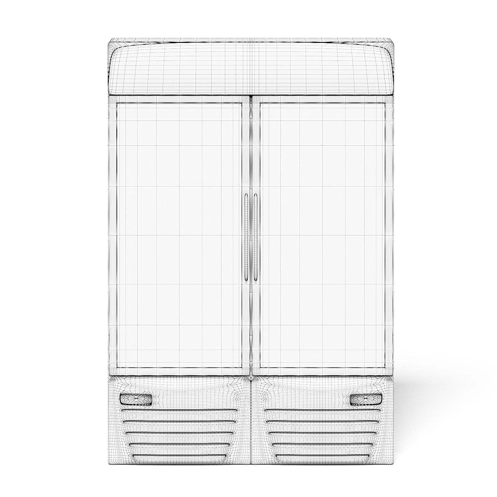 Market Fridge 3D Model 3D model_2