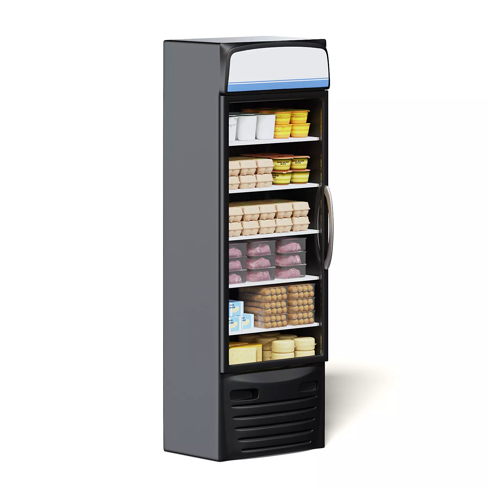 Market Fridge 3D Model 3D model_0
