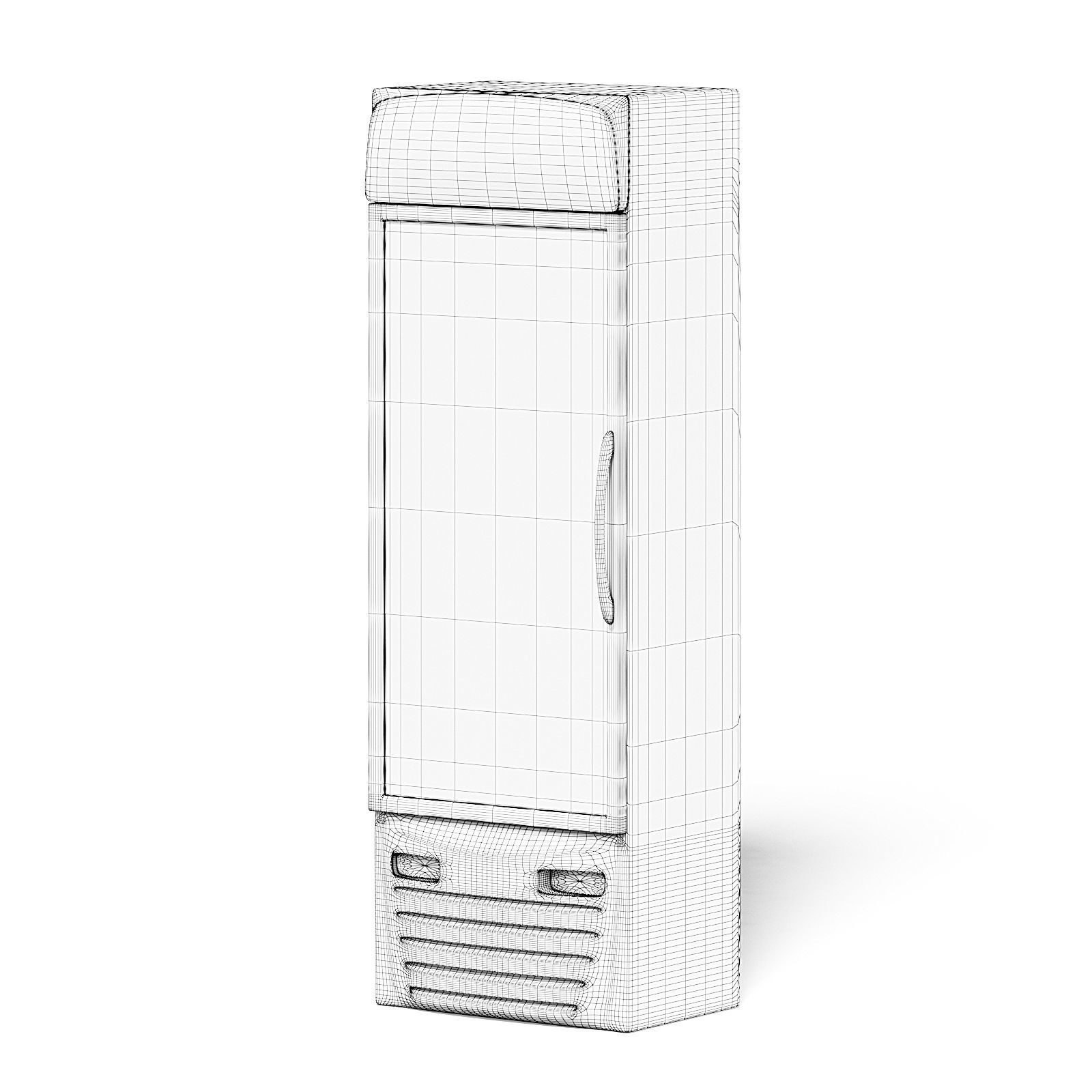Market Fridge 3D Model 3D model_4