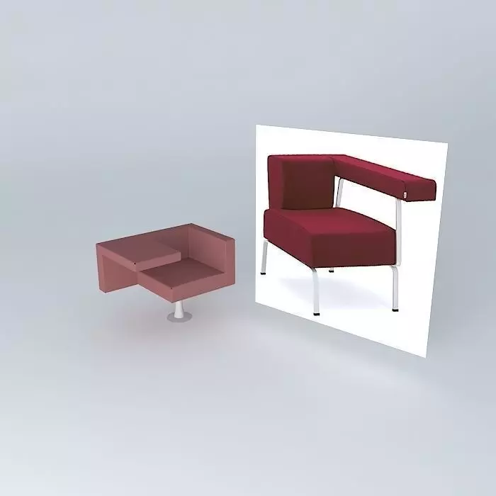 Bene Coffice Linear chair Free 3D model
