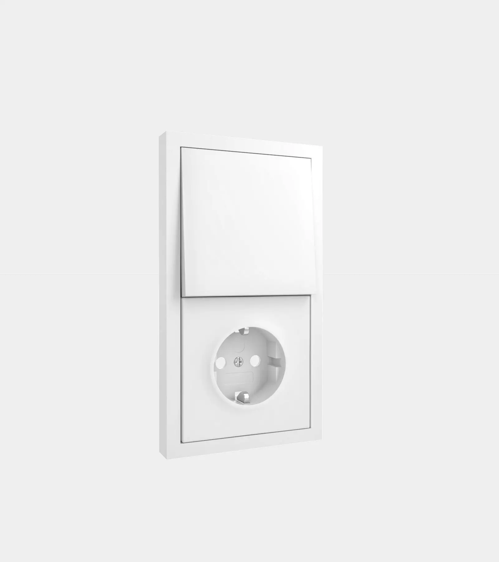 Socket with light switch 3D model