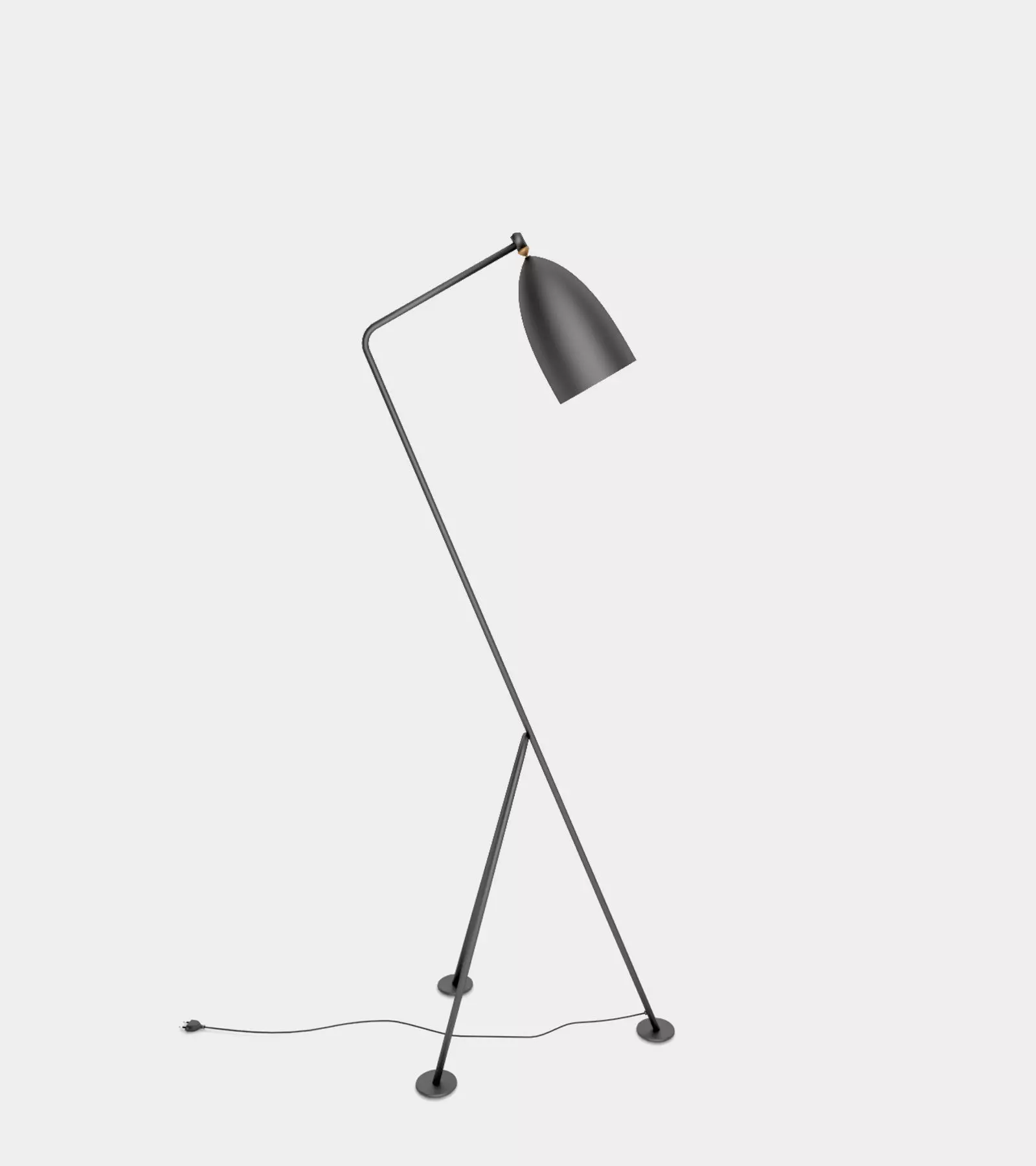 Anthracite floor lamp 3D model_0