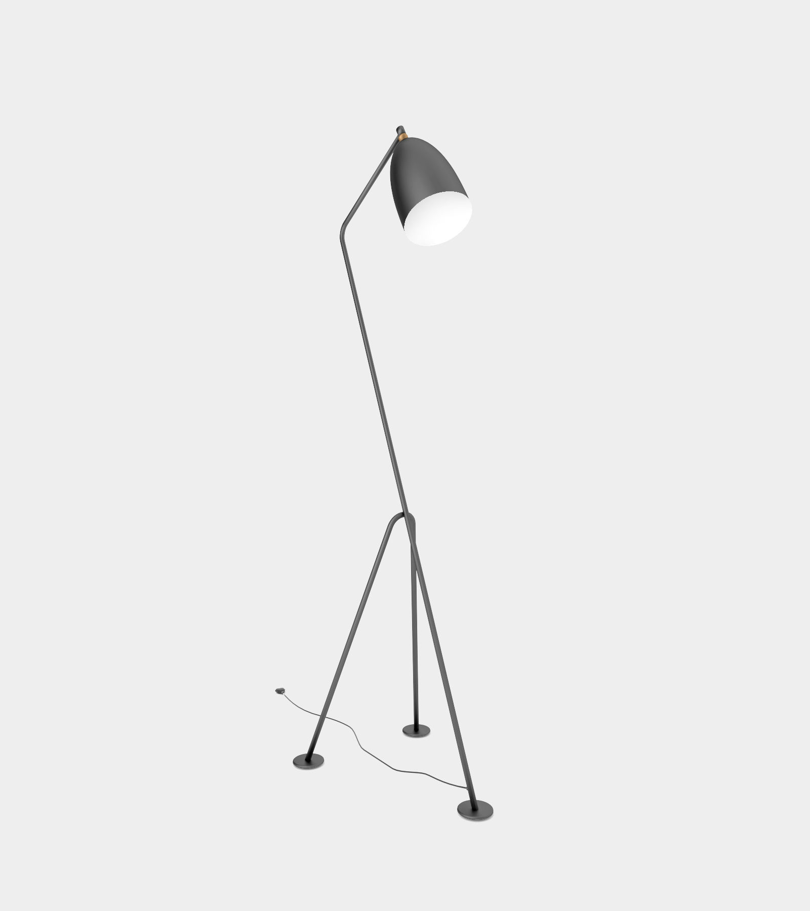 Anthracite floor lamp 3D model_1